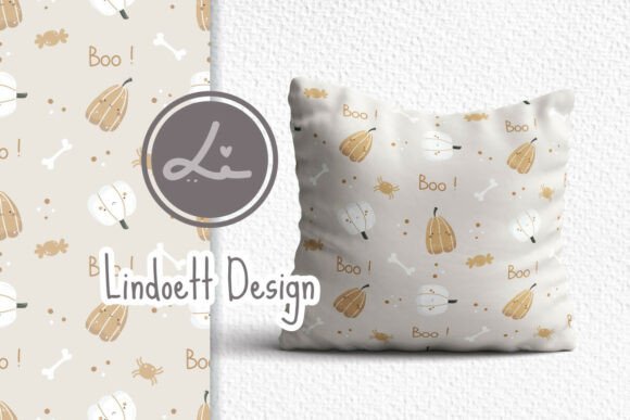 Download Seamless Pattern with Cute Pumpkins - Pumpkin Collection