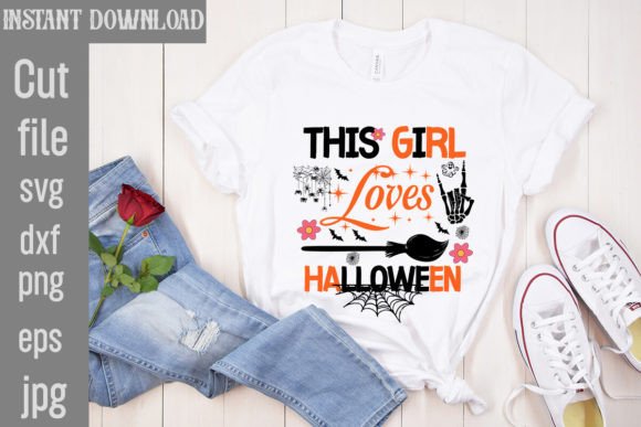 Download This Girl Loves Halloween SVG Cut File - Halloween svg cut file Collection