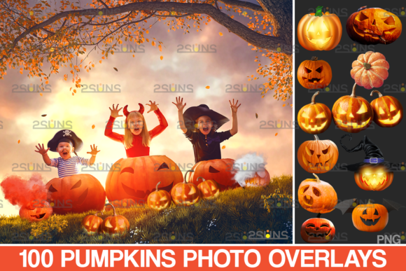 Download 100 Halloween Overlay Halloween Pumpkins - Pumpkin Collection