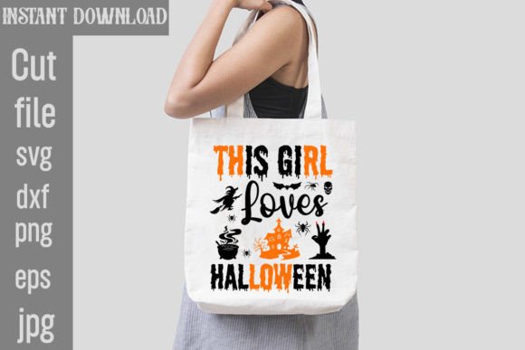 Download This Girl Loves Halloween SVG Cut File - Halloween svg cut file Collection