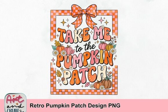 Download Retro Pumpkin Patch Design PNG - Pumpkin Collection