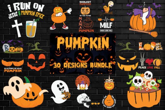 Download Pumpkin Bundle SVG 20 Designs - Pumpkin Collection