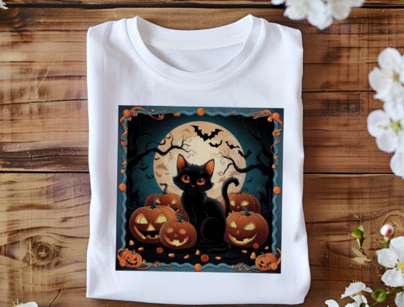 Download Halloween Black Cat with Pumpkins Png - Pumpkin Collection