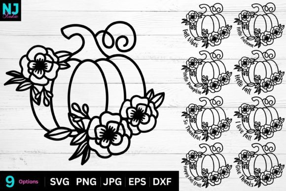 Download Pumpkin Floral Fall Autumn Thanksgiving - Pumpkin Collection