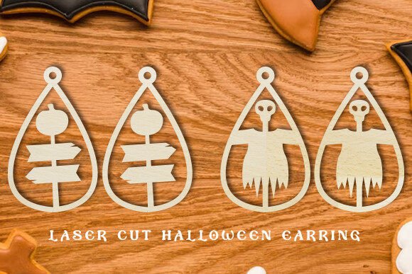 Download Laser Cut Halloween Earring Svg - Halloween earring Collection