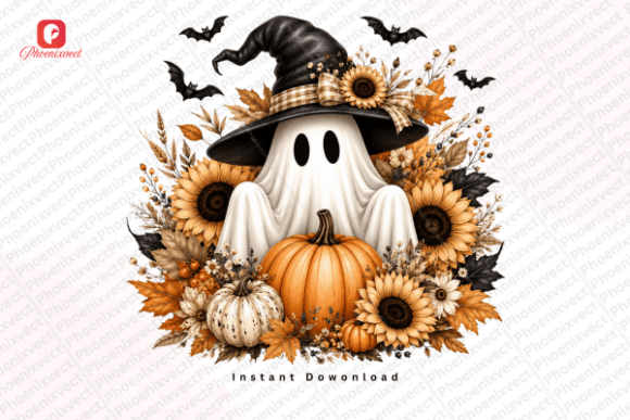 Download Pumpkin Cozy Halloween Fall Ghost PNG - Pumpkin Collection