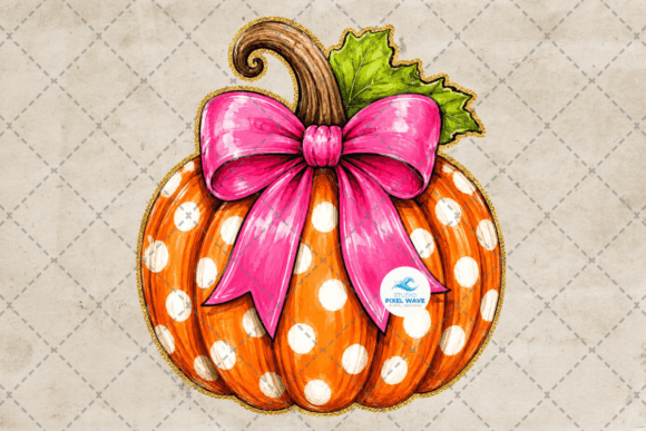 Download Glitter Coquette Pumpkin Fall Png - Pumpkin Collection