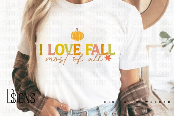 Download I Love Fall Pumpkin Autumn Sublimation - Pumpkin Collection