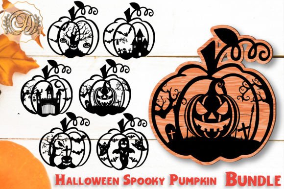 Download Laser Cut Spooky Pumpkin Bundle SVG - Pumpkin Collection