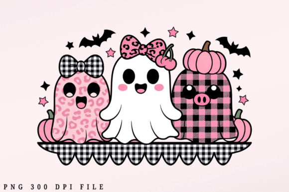 Download Pink Leopard Print Pumpkin Ghost Clipart - Pumpkin Collection