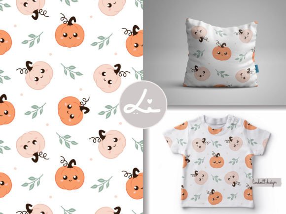 Download Halloween Pattern Kawaii Cute Pumpkin - Pumpkin Collection